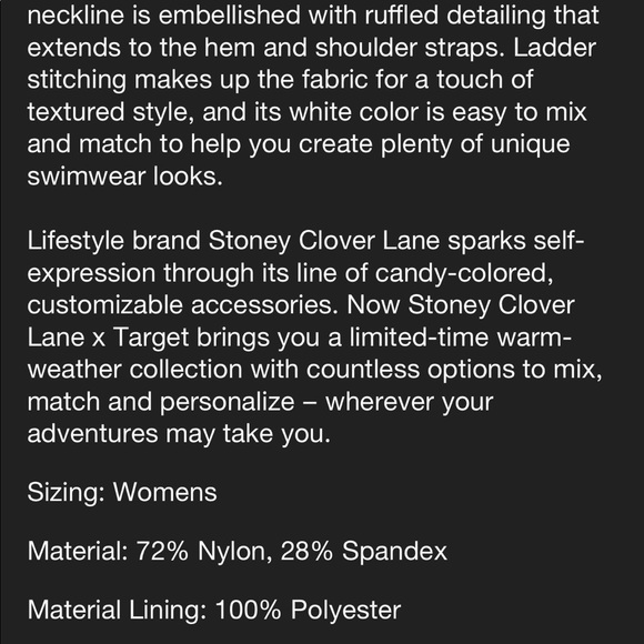 Stoney Clover Lane x Target Sweetheart textured bikini top in white - Picture 6 of 7